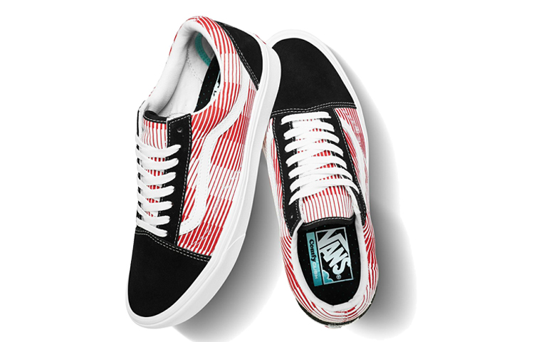 Кеды Vans Old Skool (красно-белые) — фото 3