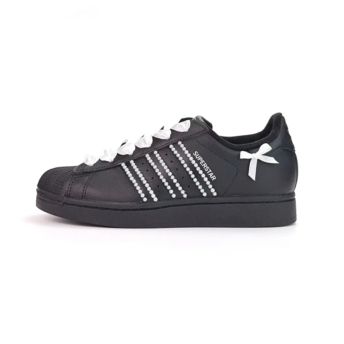 Adidas Originals Superstar 2 Abrasion Resistant Low top Skateboard Shoes Unisex Black