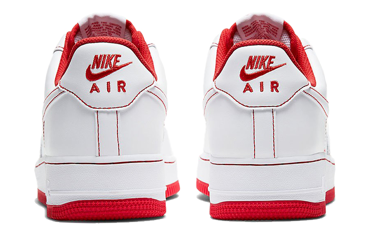 Кеды Nike Air Force 1 (красно-белые) — фото 5