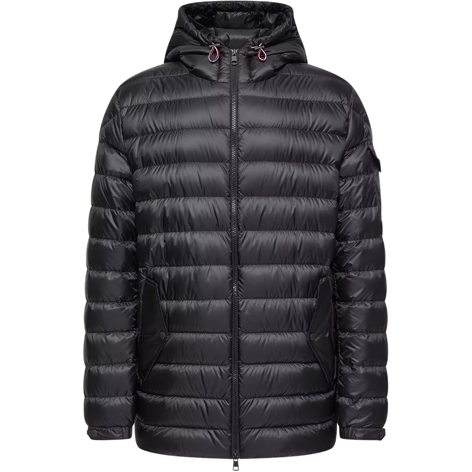 Мужская куртка Moncler Oahu Short Quilted Parka (черная)
