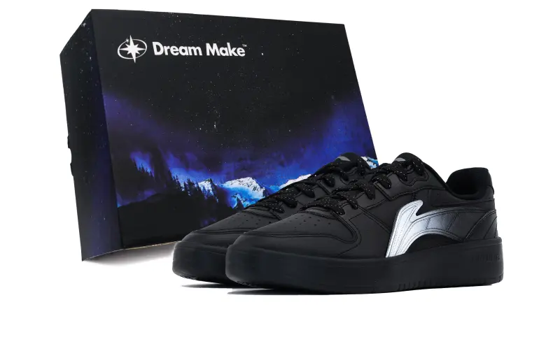 Li Ning Sycee V2 Slip Resistant Height Increasing Slip Resistant Height Increasing Low top Skateboard Shoes Men's