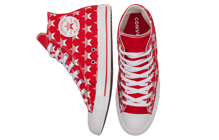 Кеды Converse Chuck Taylor All Star (бело-красные) — фото 4