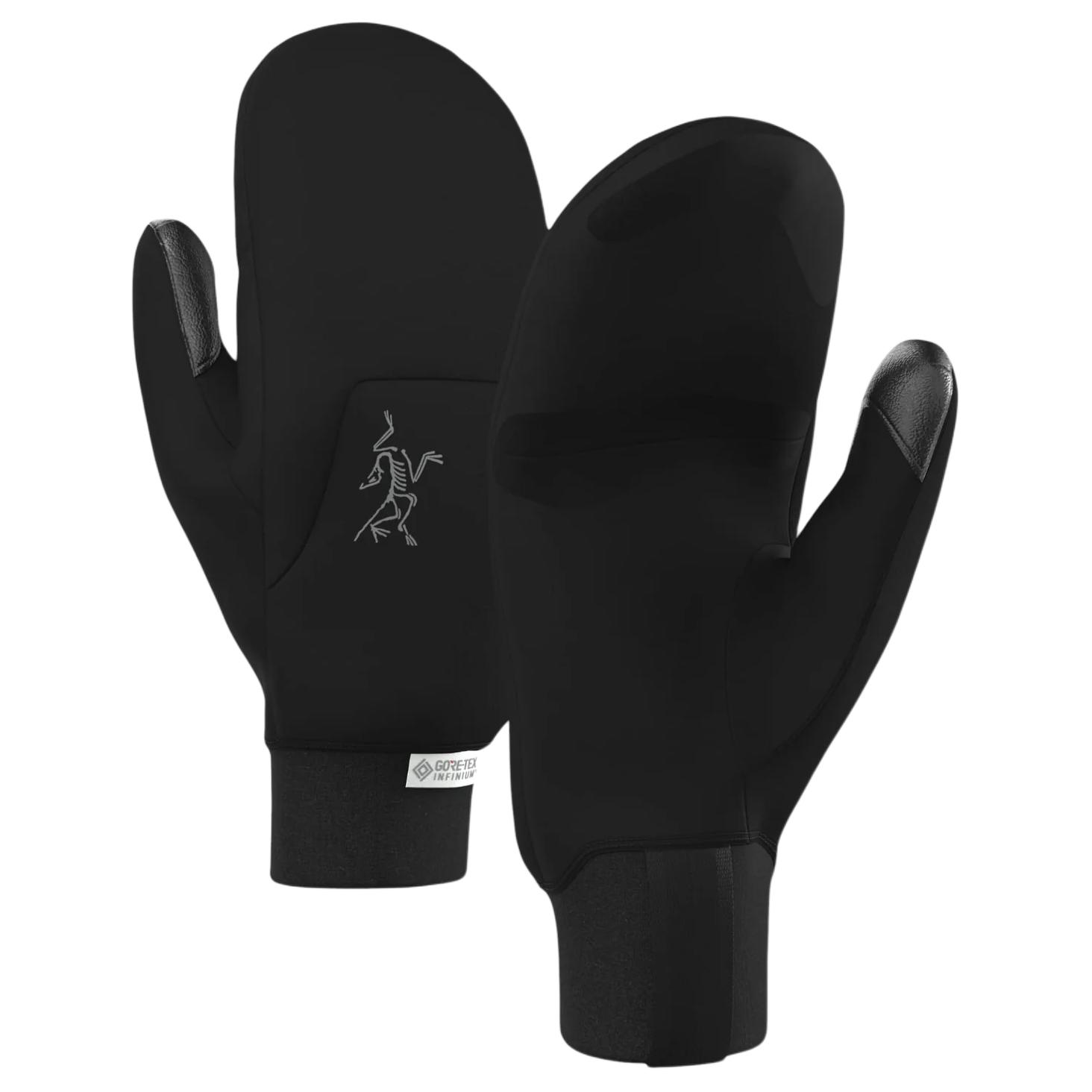 Женские перчатки Arcteryx (черные)