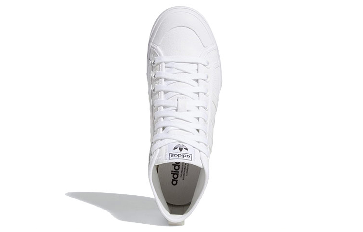 Женские кеды adidas originals NIZZA PLATFORM MID Platform Mid (белые) — Белый — фото 5