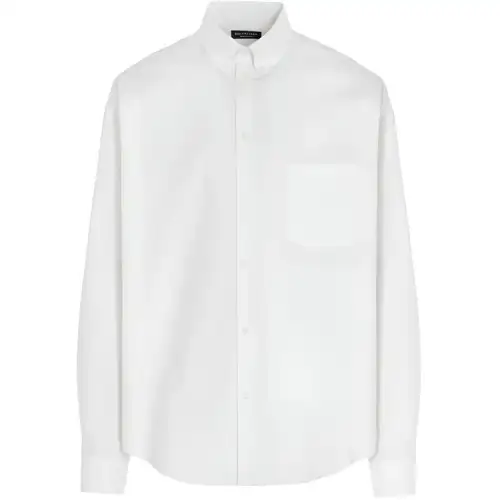 Balenciaga Logo Embroidered Shirt