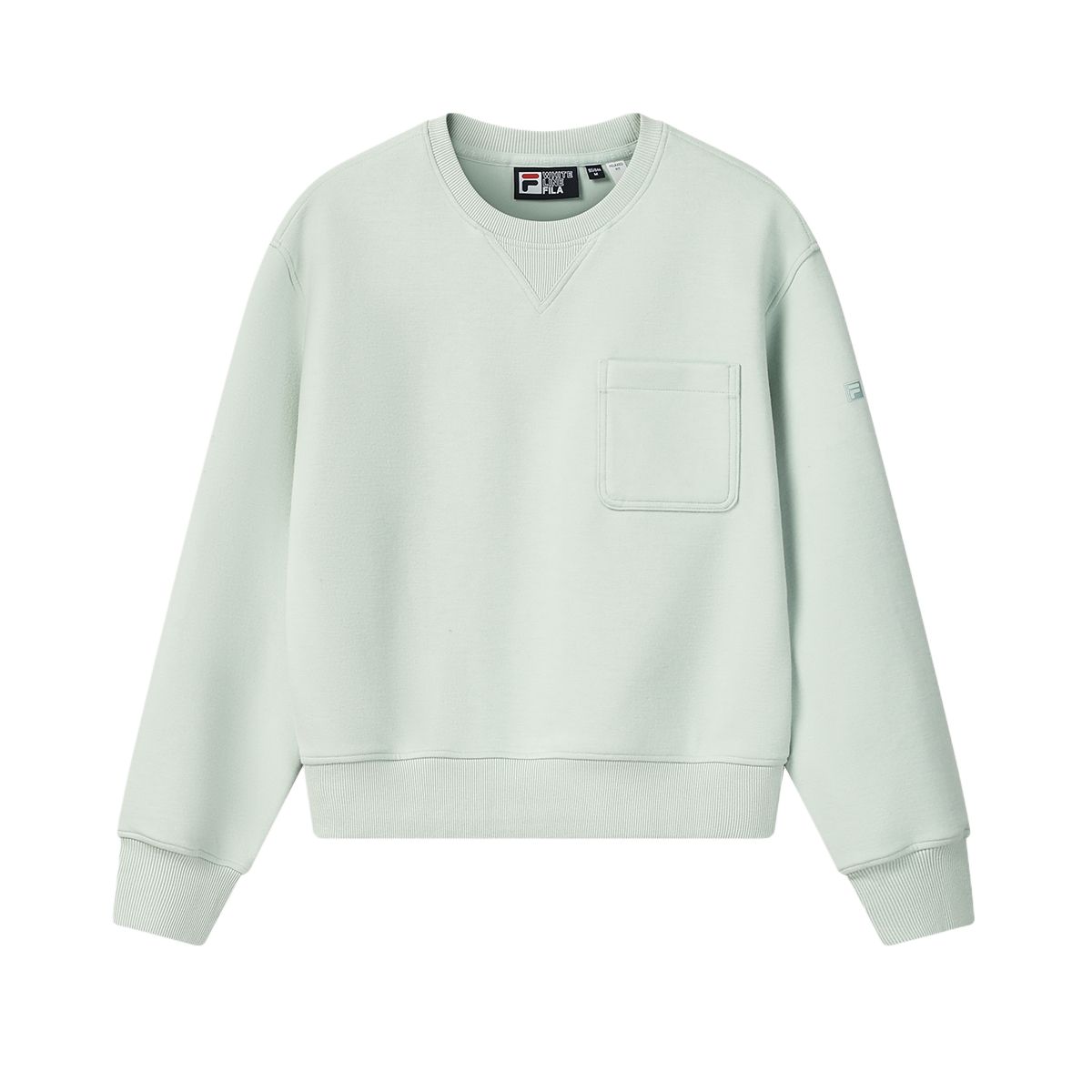 Женское худи Fila White Crewneck (белое)