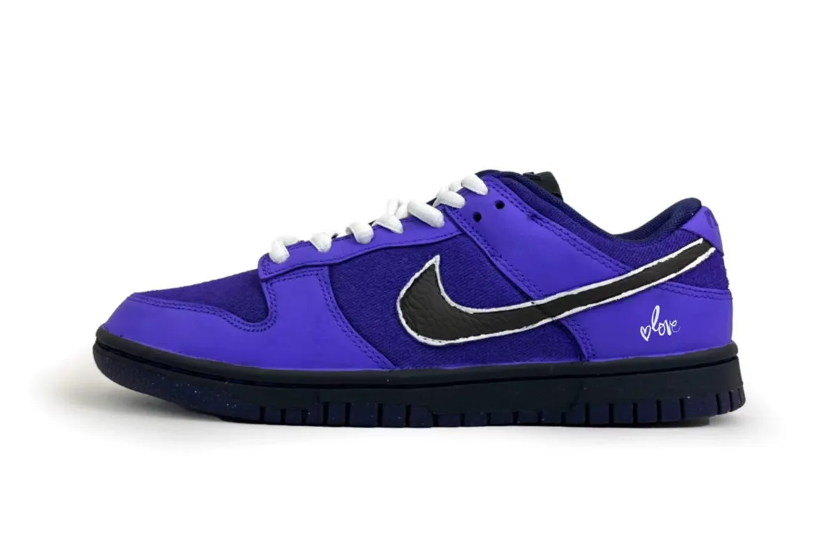 Nike Dunk LX NBHD 'Purple Ink' Abrasion Resistant Low top Skateboard Shoes Women's Purple