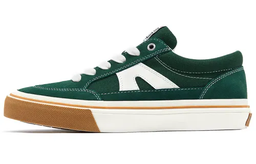 Vision Street Wear Stick Casual Low top Skateboard Shoes Unisex Avocado Green Raw Pips Rubber