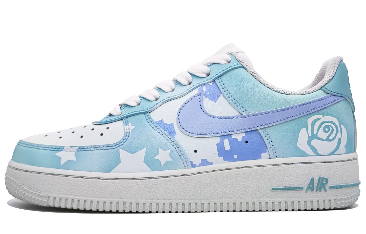 Nike Air Force 1 Slip Resistant Abrasion Resistant Slip Resistant Abrasion Resistant Low top Skateboard Shoes Unisex