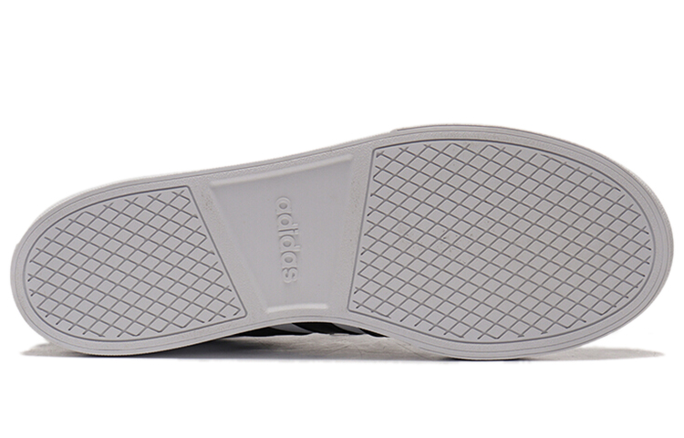 Мужские кеды adidas neo Vs Set Mid (бело-черные) — Белый / чёрный — фото 5