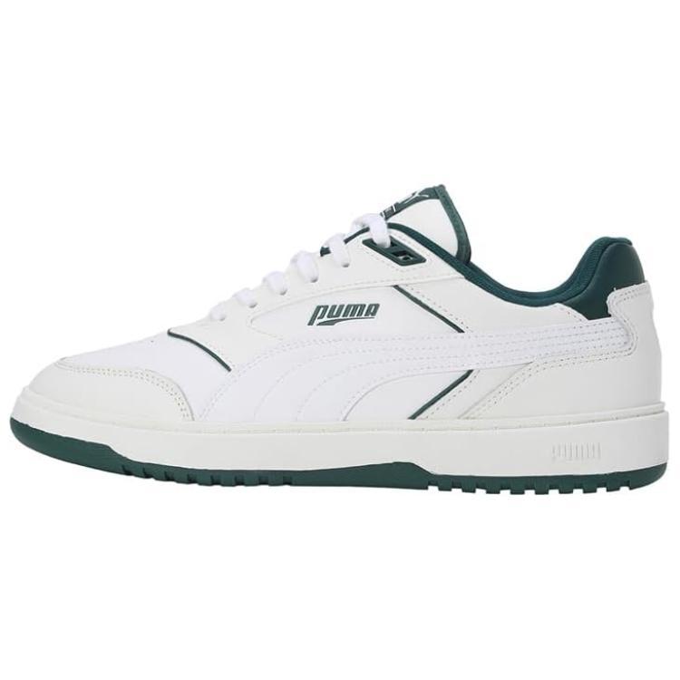 PUMA Doublecourt Low top Skateboard Shoes Men's White Green