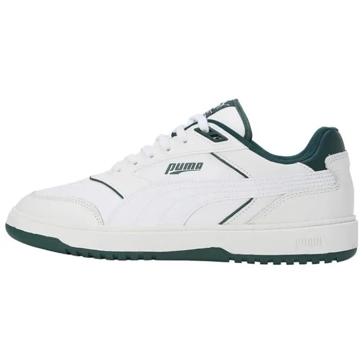 PUMA Doublecourt Low top Skateboard Shoes Men's White Green