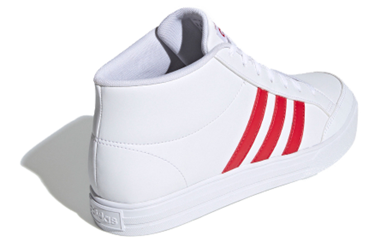 Мужские кеды adidas neo Vs Set (бело-красные) — Белый / красный — фото 3