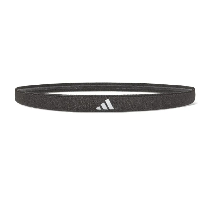 Adidas Polyester Silicone Sports Hair Band Moisture Wicking Headband Yoga Running Fitness Headband Everyday Wear Unisex
