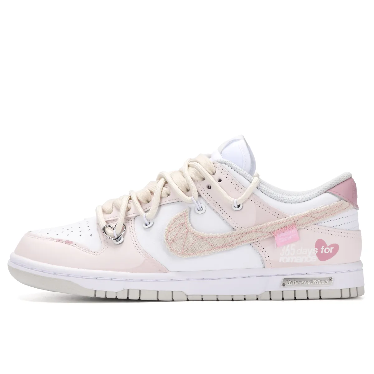Nike Dunk Sweetheart Sniper Abrasion Resistant Abrasion Resistant Low top Skateboard Shoes Women's Pink