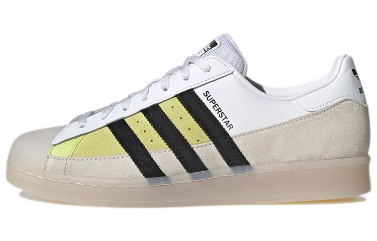 Adidas Originals Superstar Shoes 'White Khaki '