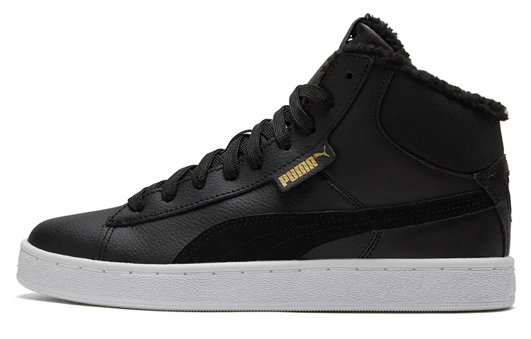 PUMA 1948 Mid Lfur Mid Top Fleece Lined Casual Skate Shoes Unisex Black