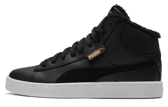 PUMA 1948 Mid Lfur Mid Top Fleece Lined Casual Skate Shoes Unisex Black