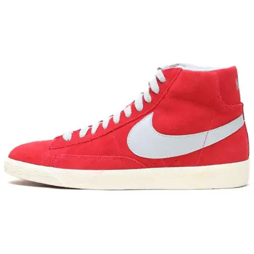 Nike Blazer Mid Slip Resistant Abrasion Resistant Mid top Skateboard Shoes Men's Red
