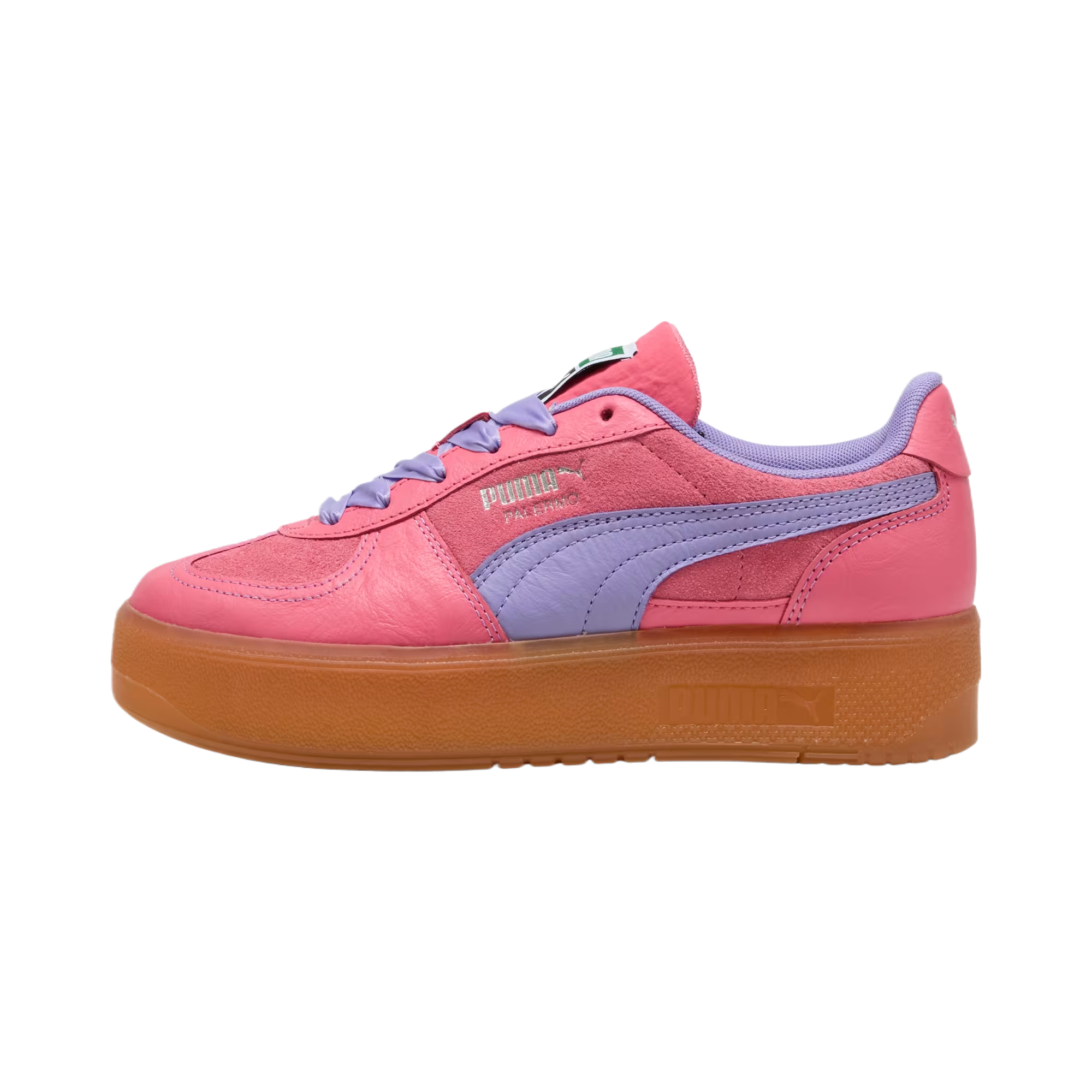 PUMA Palermo Abrasion Resistant Low top German Army Trainers Women's Pink