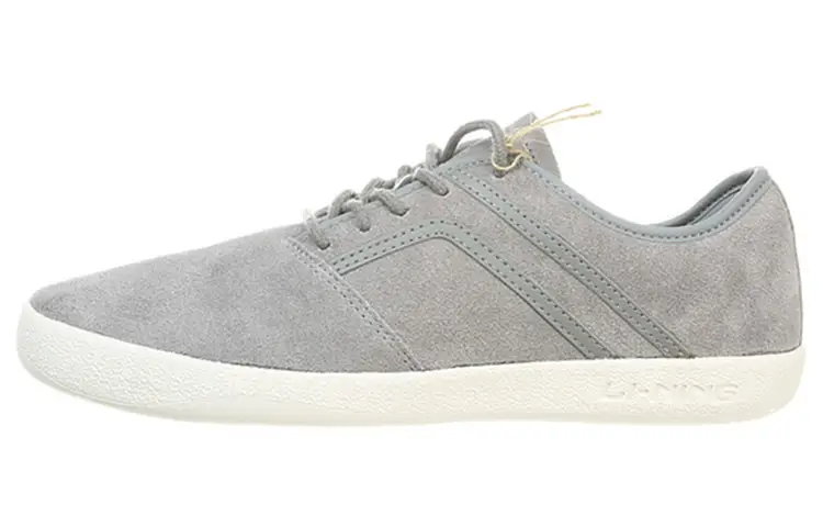 Li Ning Thermal Coverage Low top Skateboard Shoes Men's Gray
