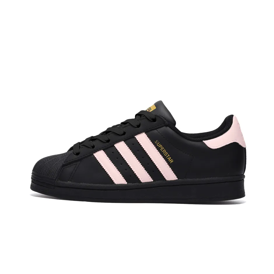 Adidas Originals SUPERSTAR Slip Resistant Abrasion Resistant Low top Skateboard Shoes Unisex Black
