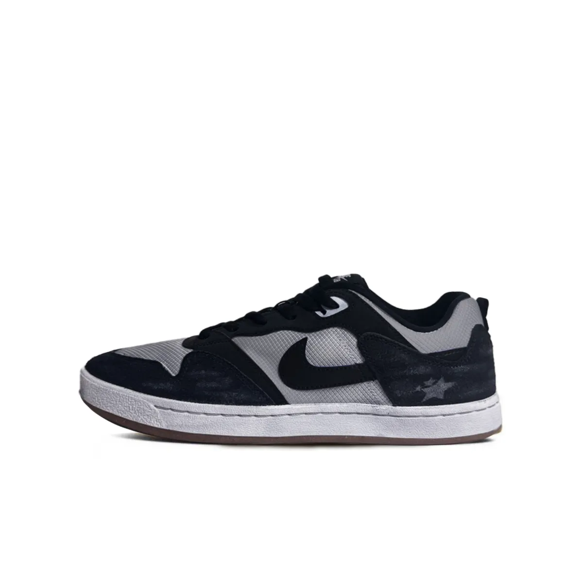 Nike SB Alleyoop Low top Skateboard Shoes Men's Black Gray