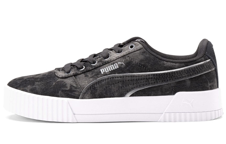 PUMA Carina Skateboard Shoes Women's Low Top Black/White