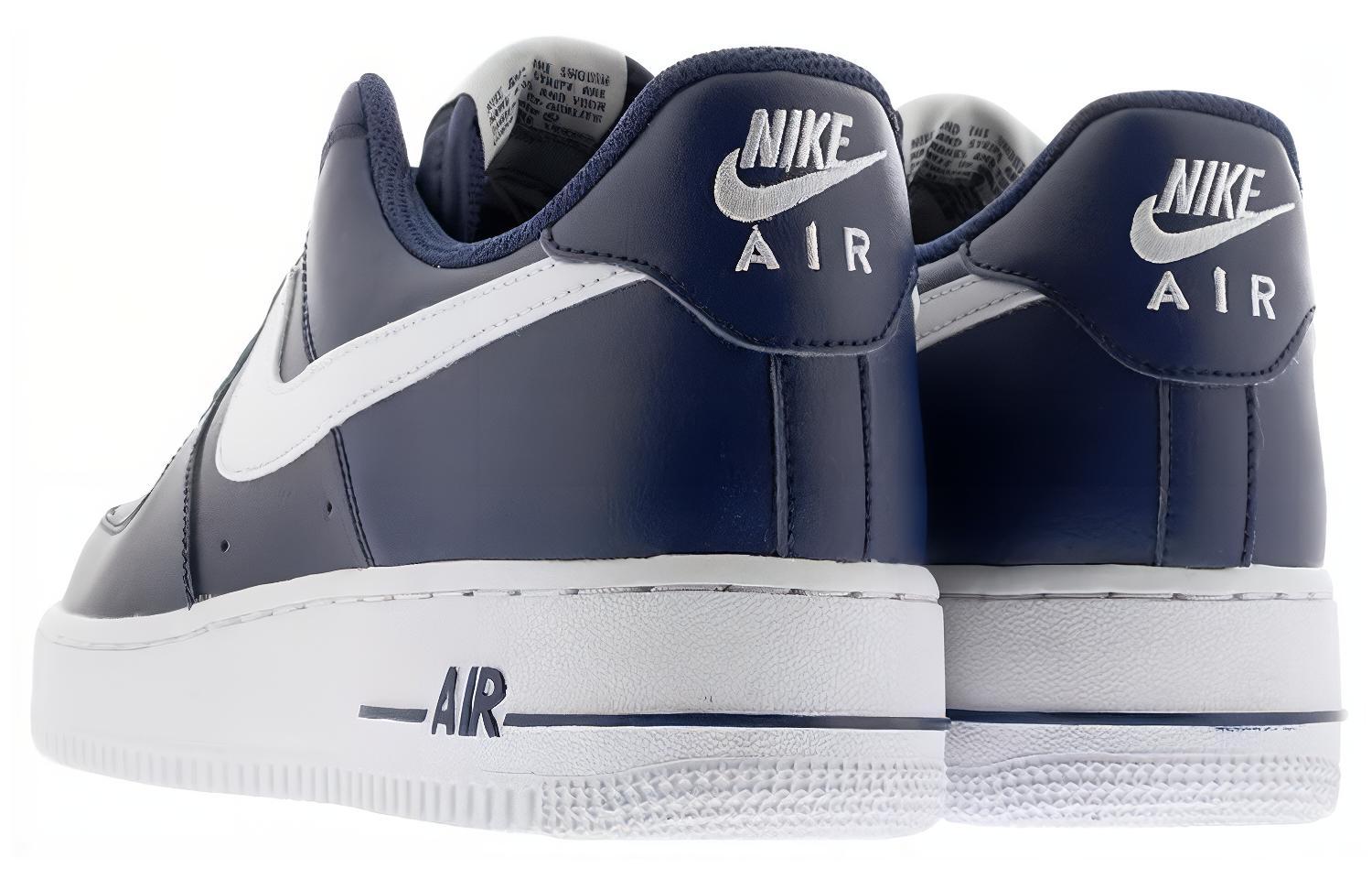 Мужские кроссовки Nike Air Force 1 07 Midnight Navy (синий) — фото 5
