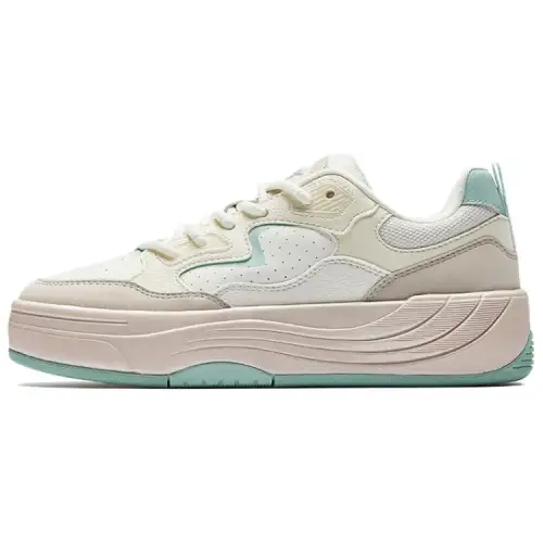 Anta Pg7 Slip Resistant Abrasion Resistant Low top Skateboard Shoes Women's White Beige