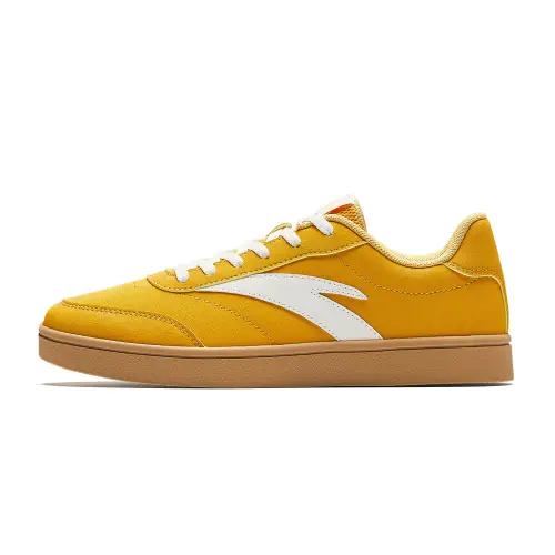 Anta Skateboard Shoes Women's Sparrow Yellow/Ivory White