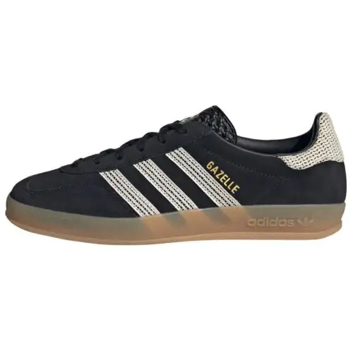 Gazelle Wmns Adidas Originals Indoor 'Black Wonder White Gum' Women's