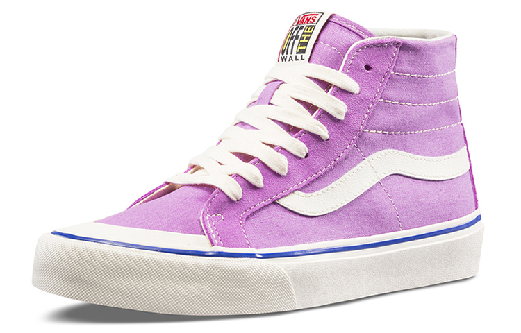 Кеды Vans SK8 (черно-белые) — Фиолетовый — фото 2