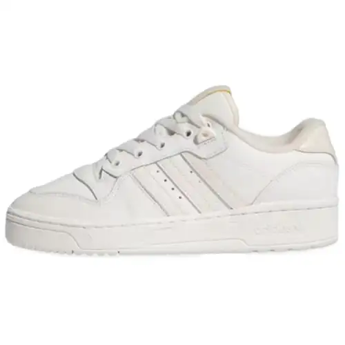 Adidas Originals Rivalry Soft And Comfortable Slip Resistant Abrasion Resistant Low top Skateboard Shoes Women's White