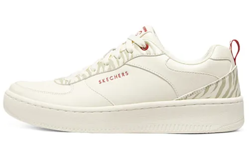 Skechers Sport Skateboard Shoes Men's Low Top White/Red/Black