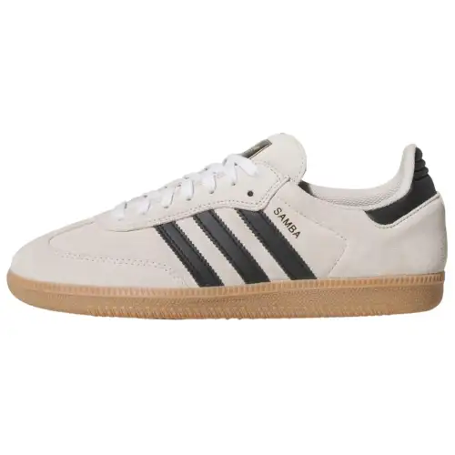 Adidas Originals Samba ADV Leather Abrasion Resistant Abrasion Resistant Low top Skateboard Shoes Unisex Beige