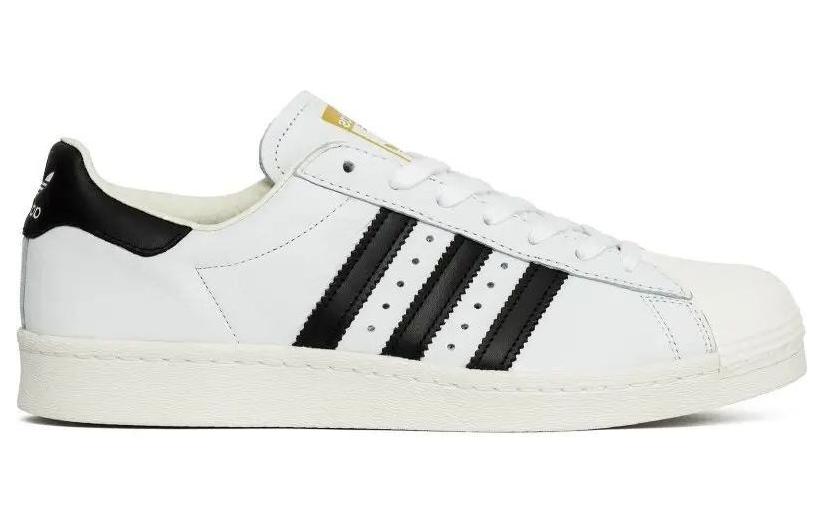 Мужские кеды adidas originals Superstar (бело-черные) — фото 2