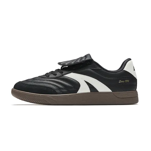 Anta Slip Resistant, Abrasion Resistant, Lightweight Low top Skateboard Shoes Men's Black