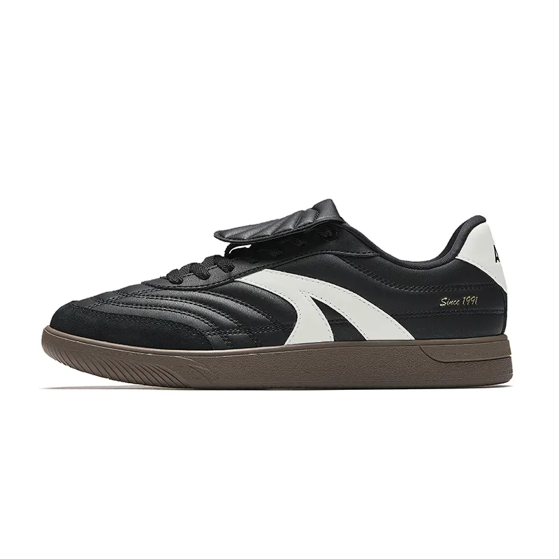 Anta Slip Resistant, Abrasion Resistant, Lightweight Low top Skateboard Shoes Men's Black