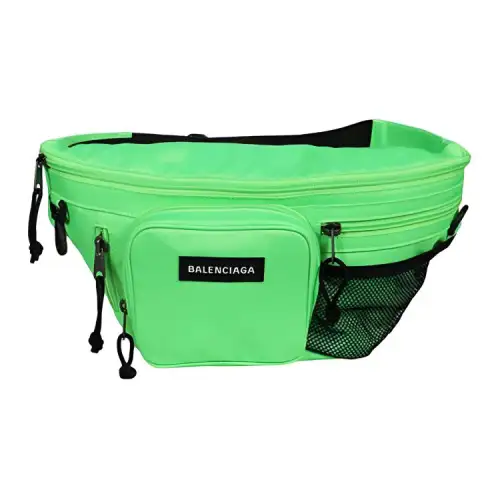 Balenciaga Nylon Sling Bag, Fanny Pack Regular Unisex Neon Green