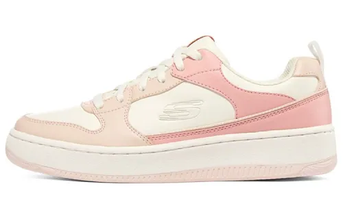 Skechers Sport Court 92 Low top Skateboard Shoes Women's White Pink