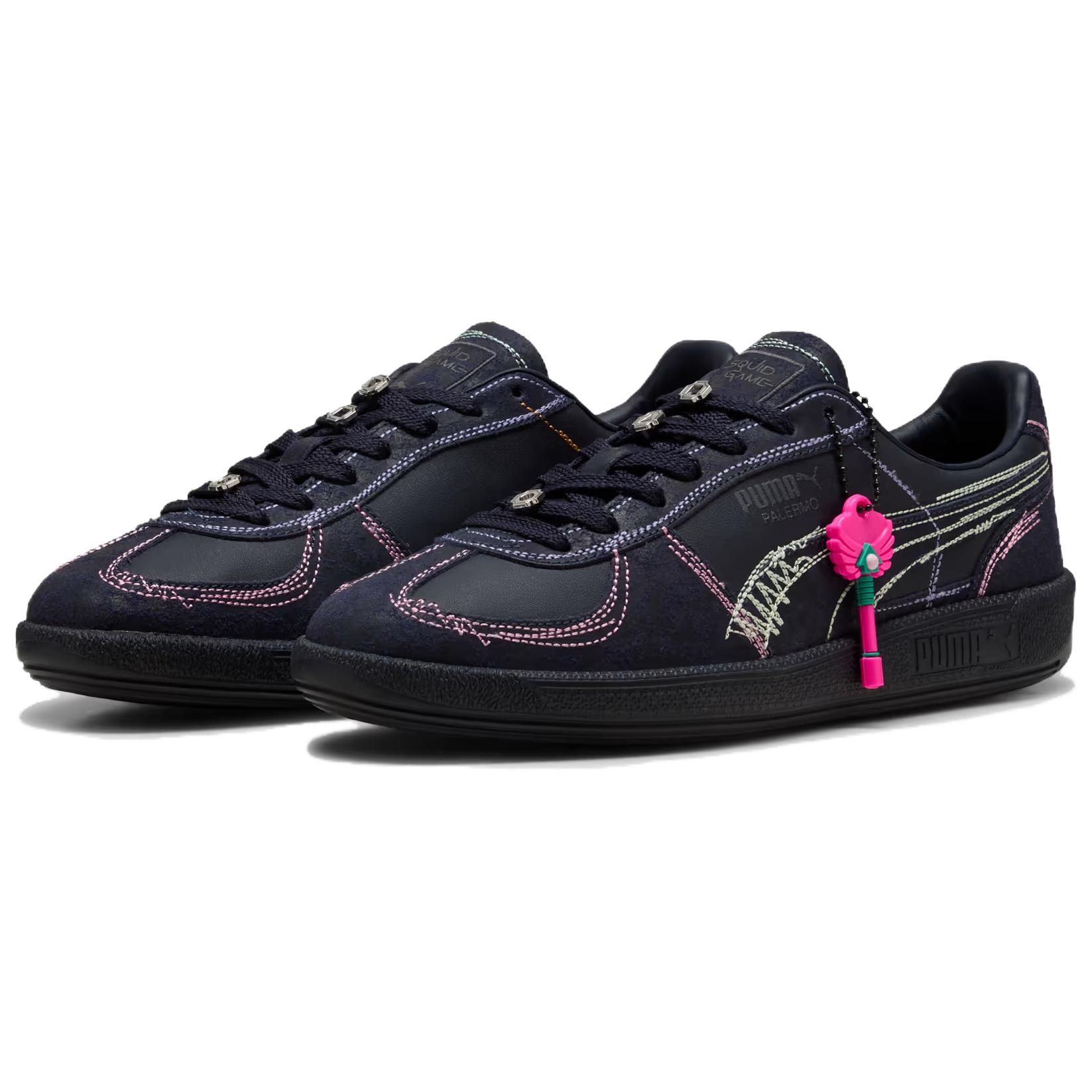 PUMA x SQUID GAME Palermo Abrasion Resistant Low top German Army Trainers Unisex Marine Blue