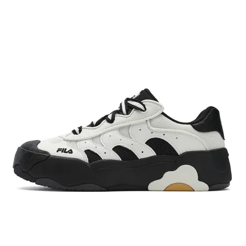 FILA OMELETTE Egg Bag Shoes Low top Skateboard Shoes Women's Black White