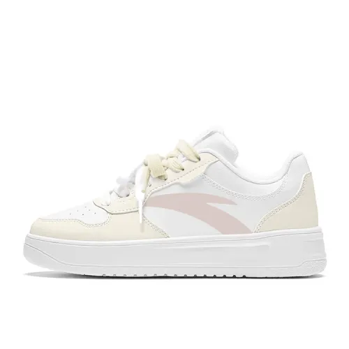 Anta Easy Low top Skateboard Shoes Women's Yellow Pink