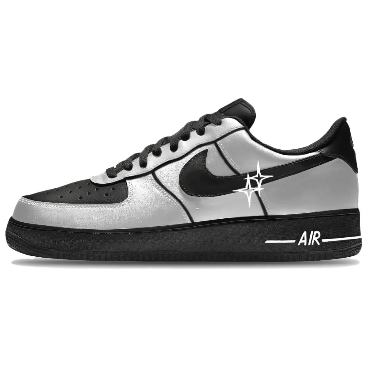 Nike Air Force 1 Zhiya Manufacturing, Silver Samurai, Air Force 1 Abrasion Resistant Abrasion Resistant Low top