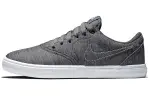 Nike SB Check Skateboard Shoes Women's Low Top Gray/White