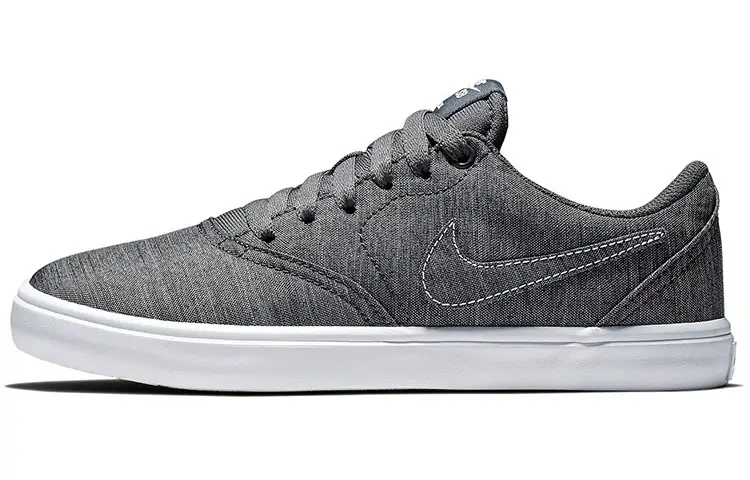 Nike SB Check Skateboard Shoes Women's Low Top Gray/White
