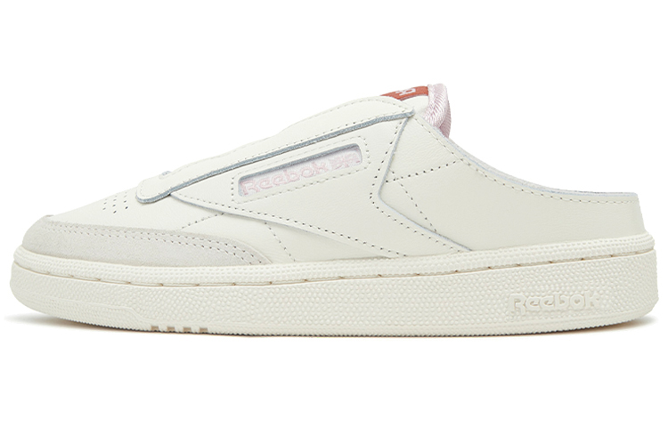 Женские сабо Reebok Club C Laceless Mule (бежевые) — фото 1