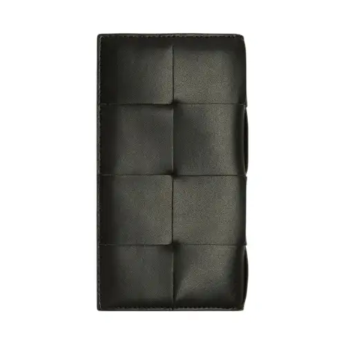 Bottega Veneta Cow Leather Card Holder, Wallet Large Men's Dark Moss Green