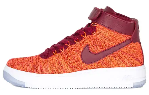 Nike Air Force 1 Flyknit Total Crimson Women's